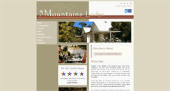 Desktop Screenshot of 5mountainslodge.com